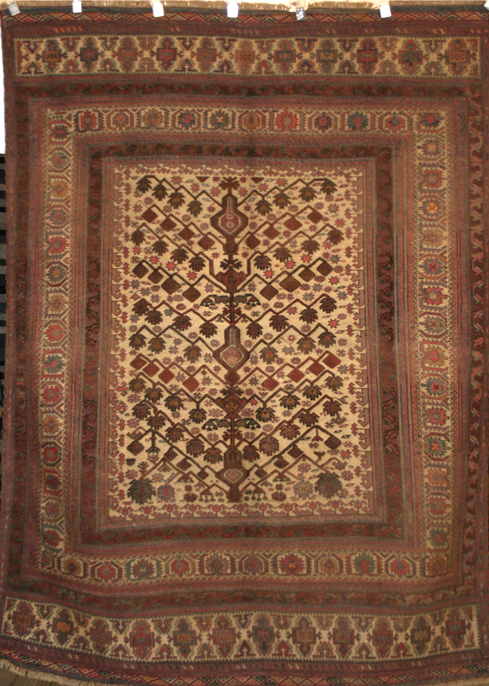 Afghan Taimani Rug - Ref: 1143 - 261 x 195cm – Little-Persia