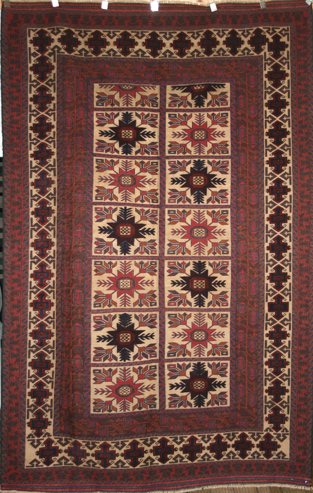 Afghan Taimani Rug - Ref: 1145 - 288 x 187cm – Little-Persia