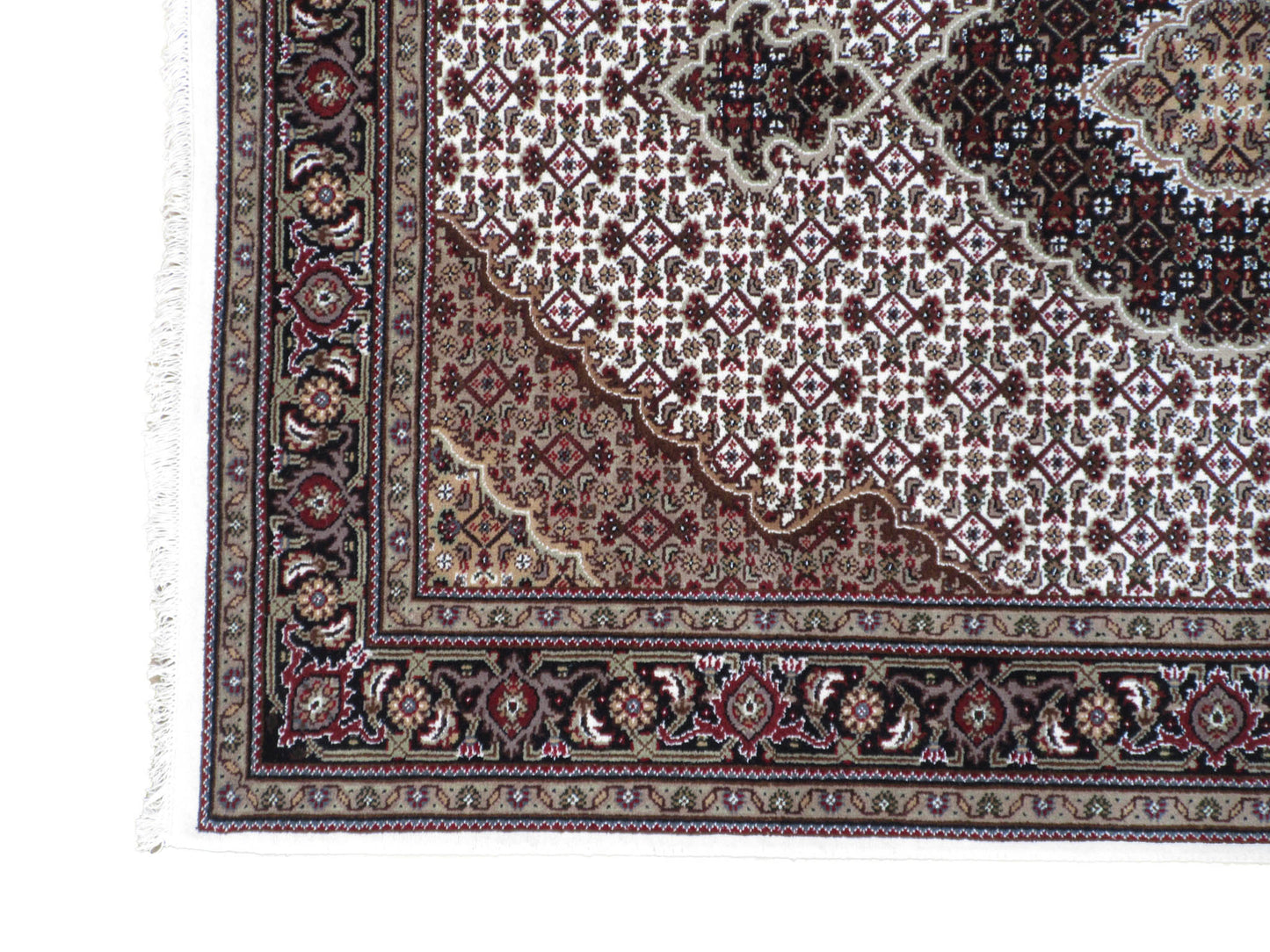 Indian Mahi Tabriz Rug