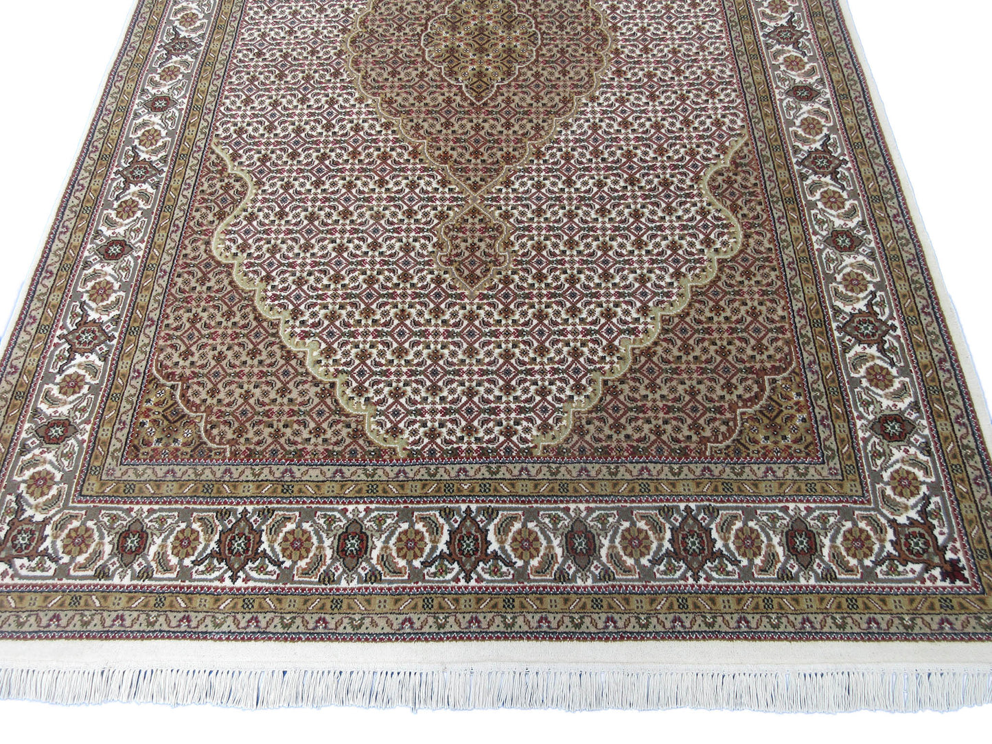 Indian Mahi Tabriz Rug