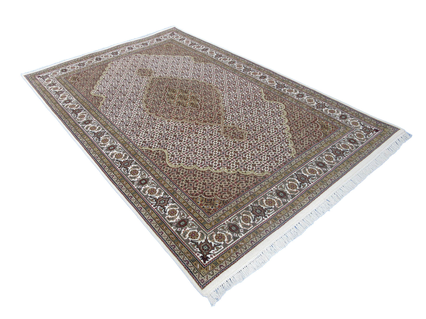 Indian Mahi Tabriz Rug