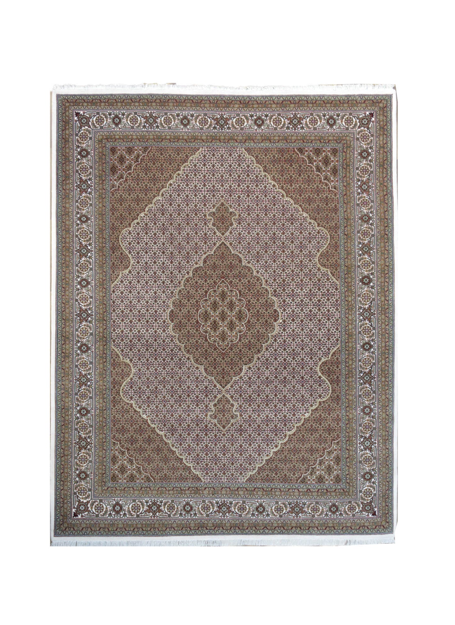 Indian Mahi Tabriz Rug