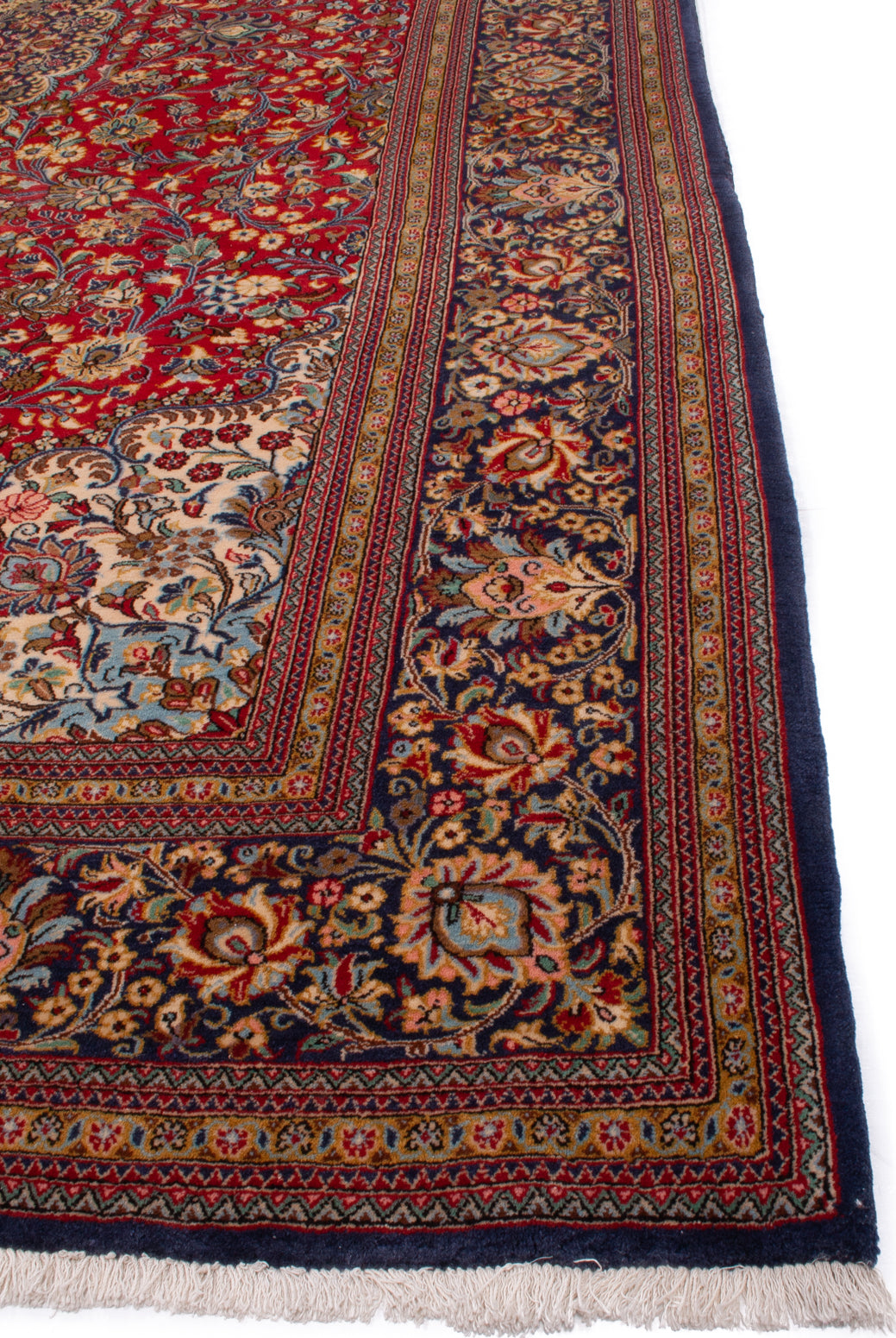 Persian Qom Kork Wool & Silk Rug