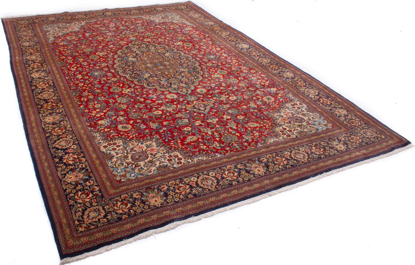 Persian Qom Kork Wool & Silk Rug