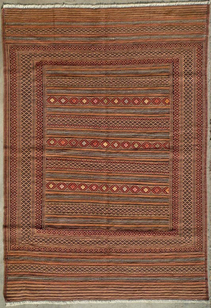 Afghan Maleki Soumak Rug