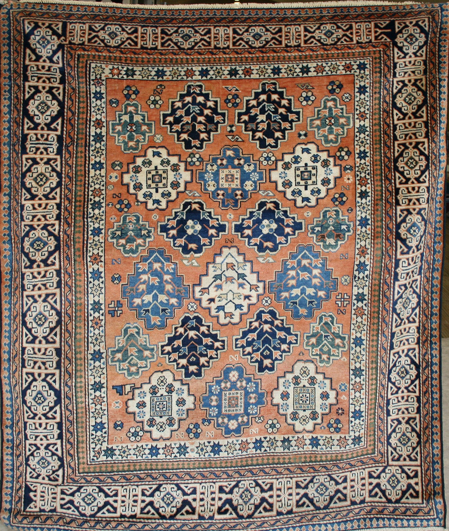 Antique Caucasian Shirvan Rug