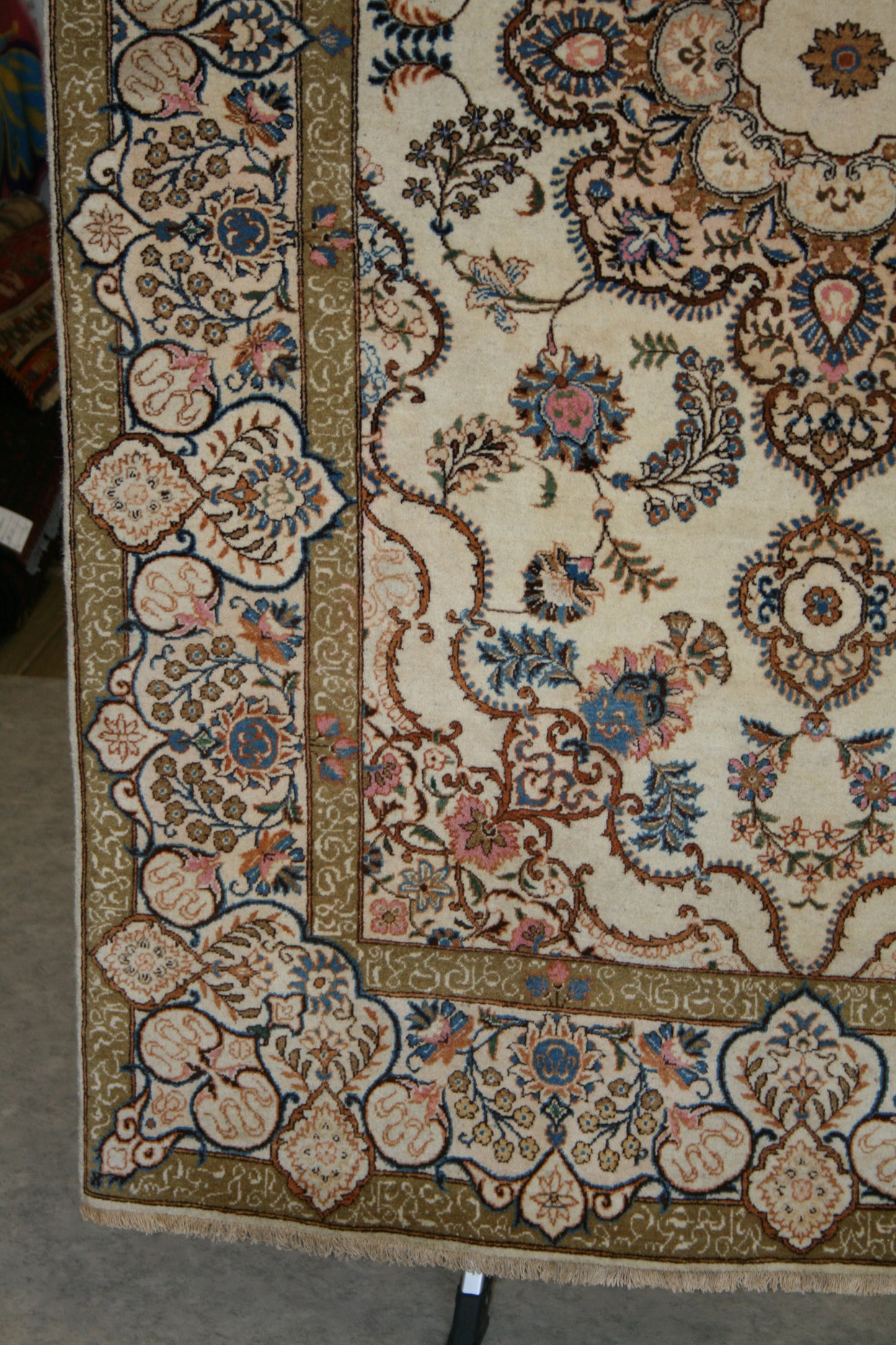 Antique Persian Kashan Rug