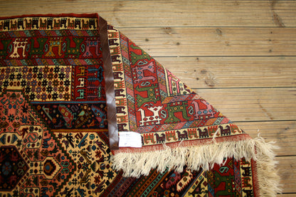 Persian Ghoochan Wool & Silk Rug