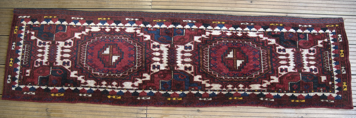 Semi-Antique Persian Turkman Rug