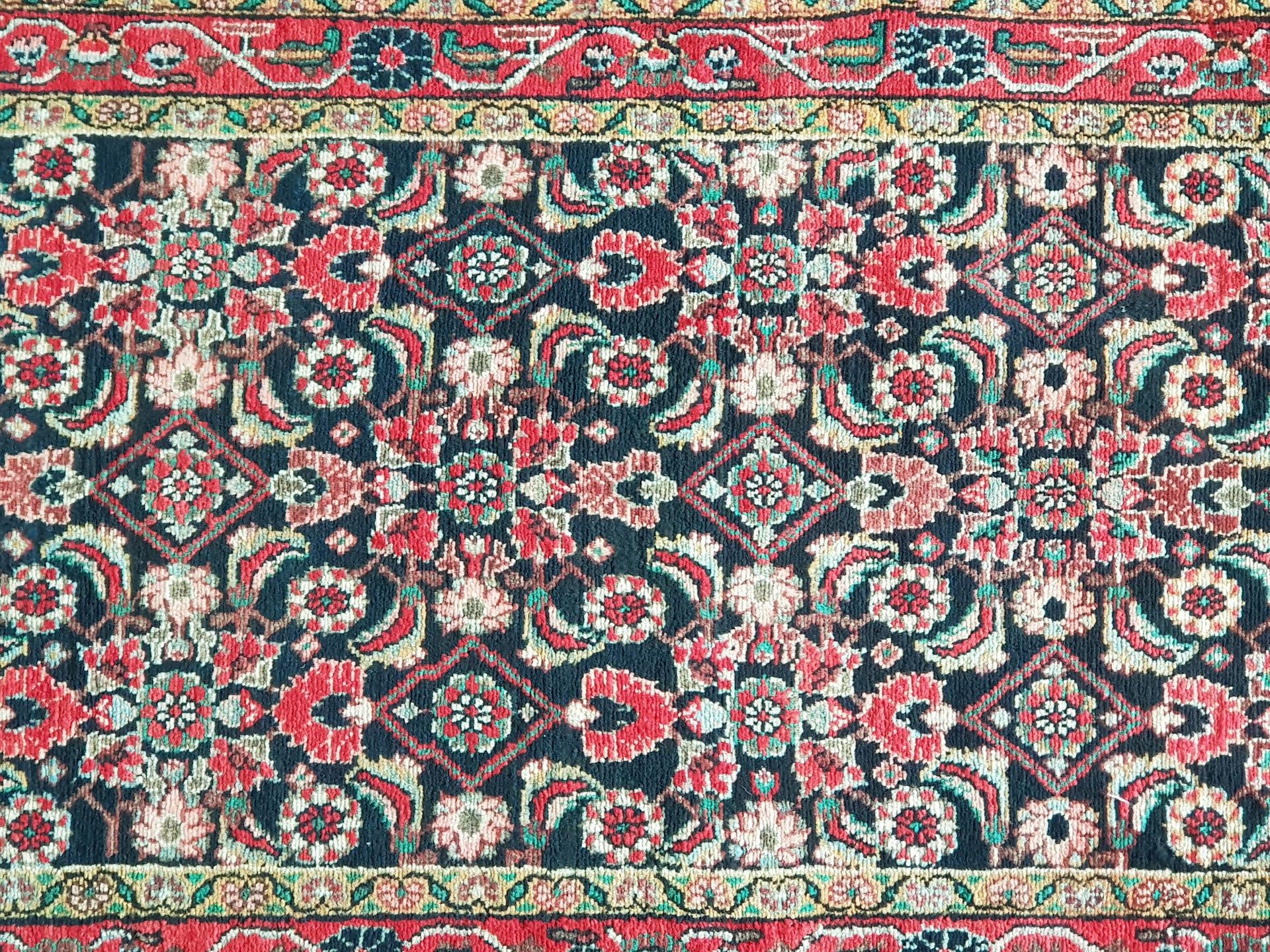 Semi-Antique Persian Malayer Runner Rug