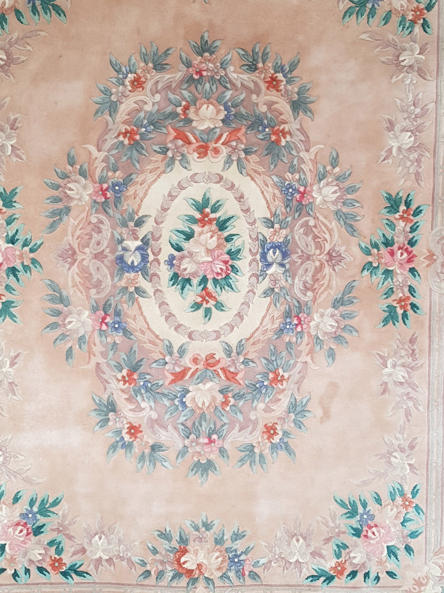 French Style Aubusson Rug Handmade Hand knotted Rug Traditional Rug Needle Point Rug Floral popular Rug Wool Rug Oriental Rug Crewel Rug 142 x 83 cm