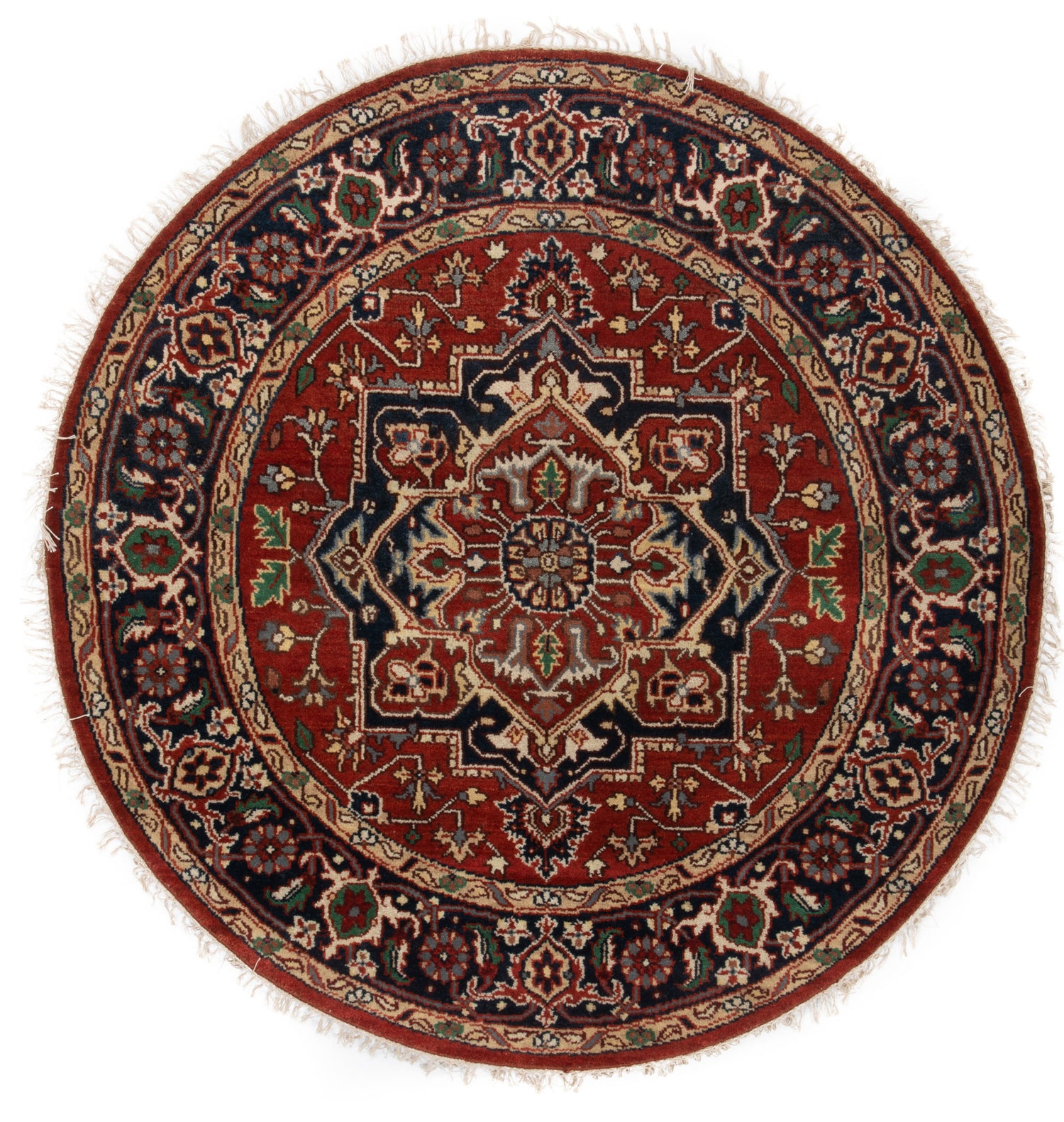 Indian Serapi Square Rug