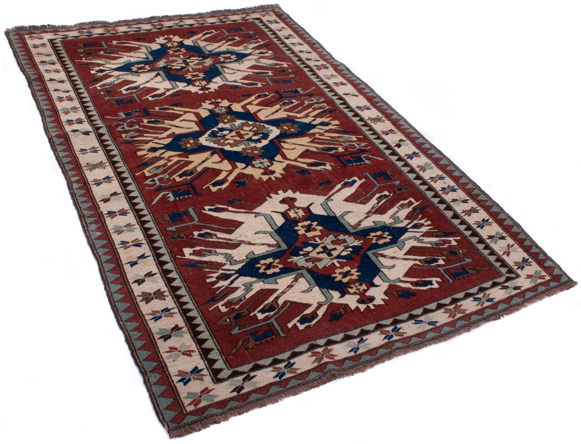 Semi-Antique Caucasian Rug