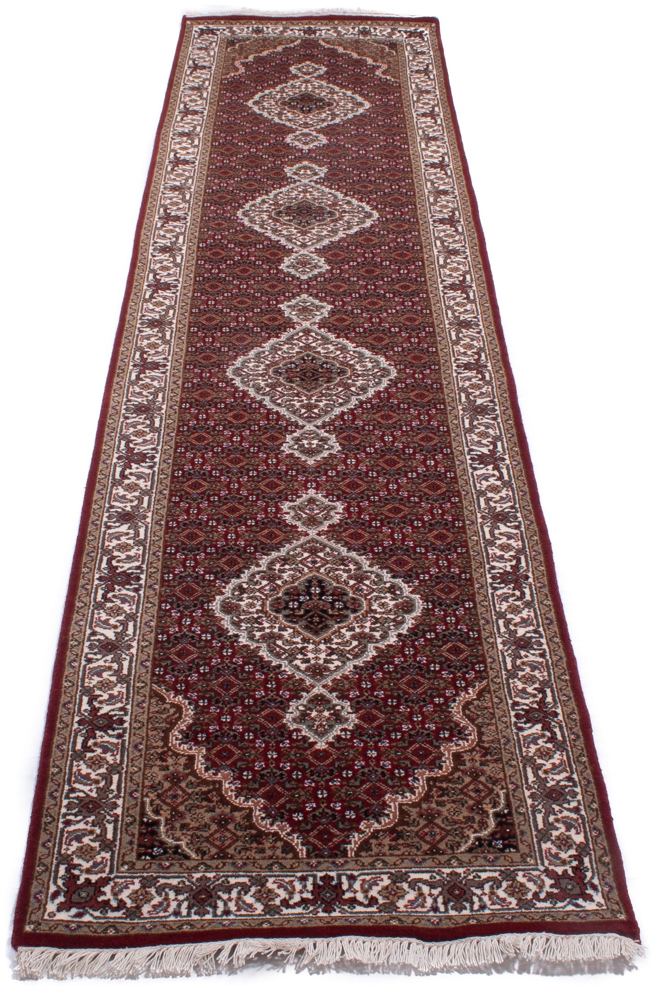 Indian Tabriz Runner Rug