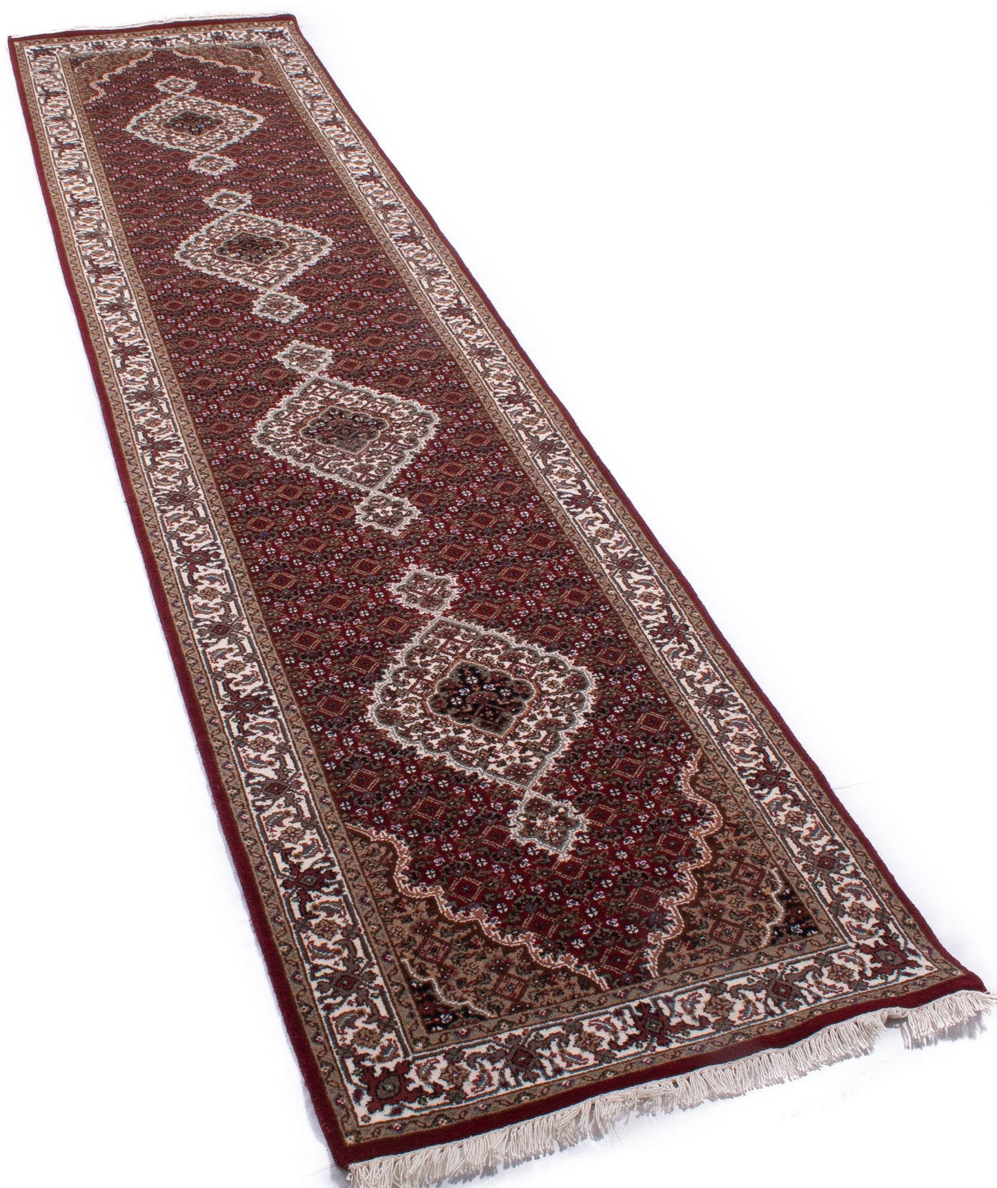 Indian Tabriz Runner Rug