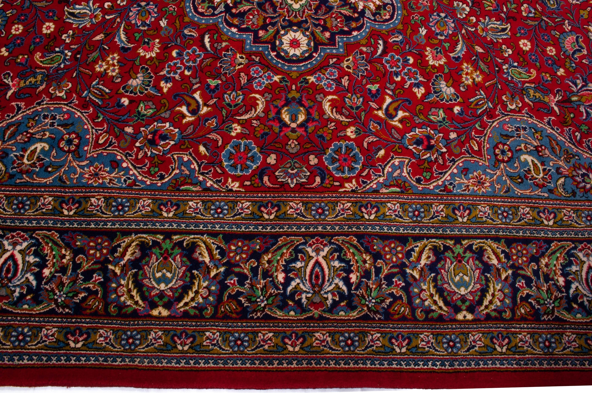 Semi-Antique Persian Qum Rug