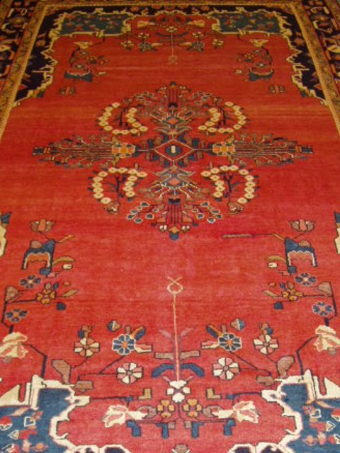 Semi-Antique Persian Lori Rug